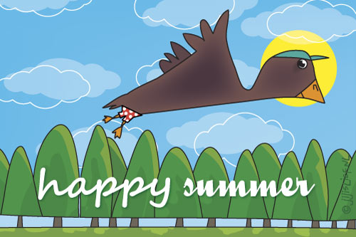 Kaart: Happy summer