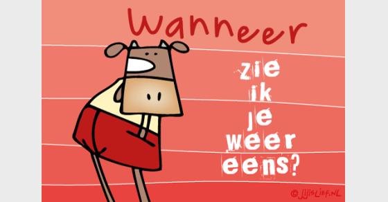 Jij Is Lief Kaart Wanneer