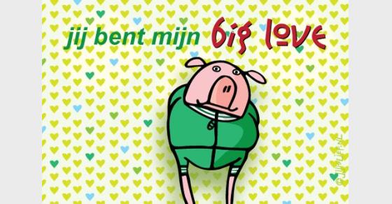 Jij is Lief - kaart: Grote liefde