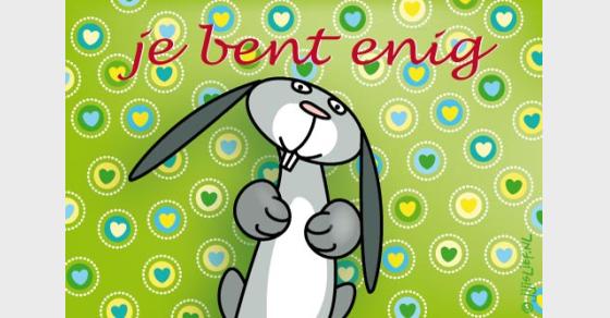 Jij is Lief - kaart: Je bent enig