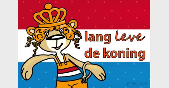 Jij is Lief - kaart: Lang leve de koning