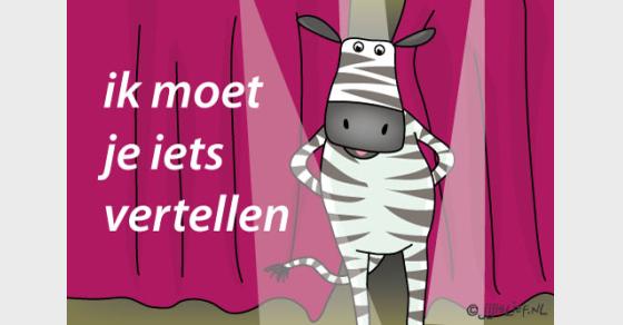 Jij is Lief - kaart: Ik moet je iets vertellen