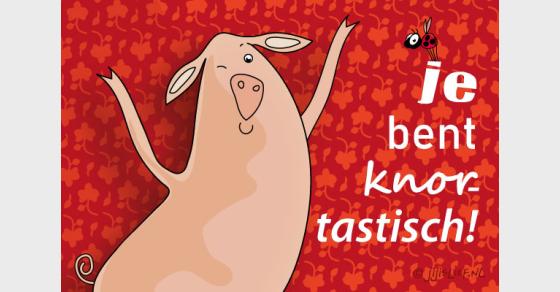 Jij is Lief - kaart: Je bent knortastisch!