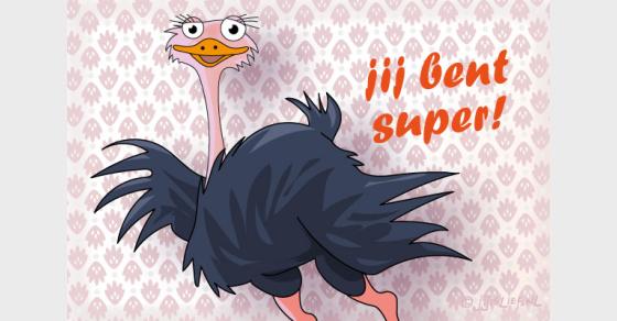 Jij is Lief - kaart: Jij bent super!