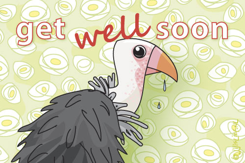 Kaart: Get well soon