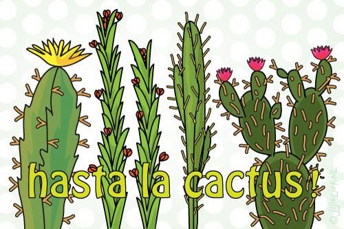 Kaart: Hasta la cactus!