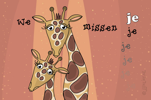 Kaart: We missen je