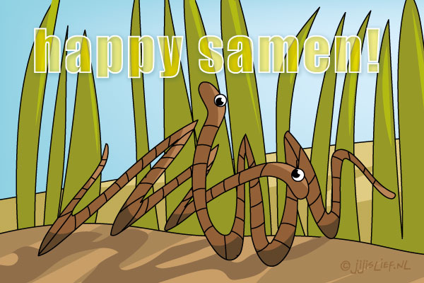 Kaart: Happy samen!