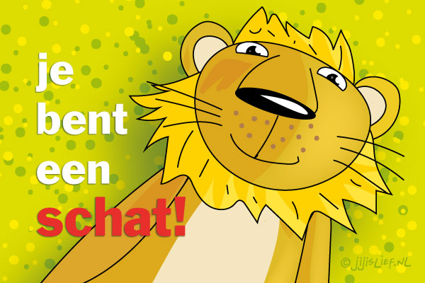 Kaart: Je bent een schat!