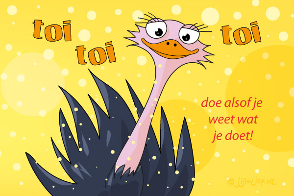 Kaart: Toi toi toi!