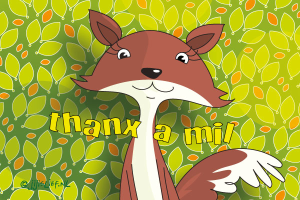 Kaart: Thanks a million