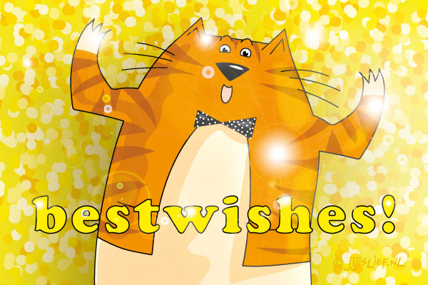 Kaart: Best wishes!