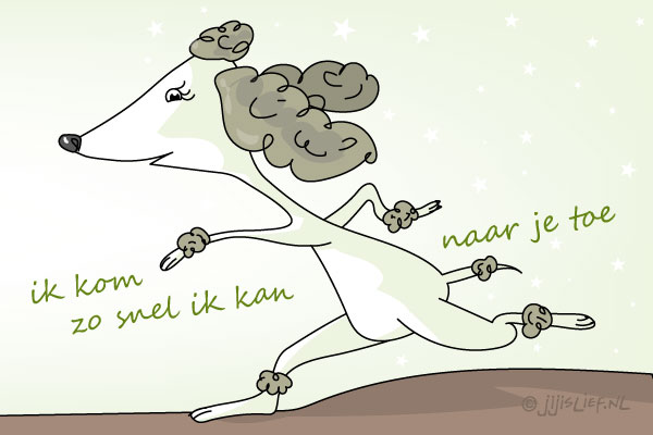Kaart: Ik kom naar je toe