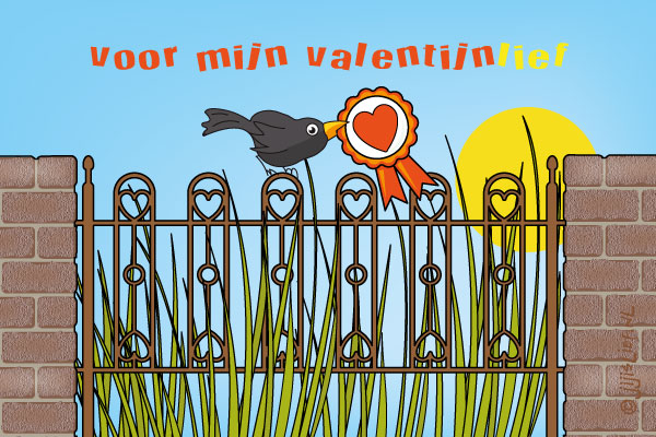 Kaart: Voor mijn valentijnlief