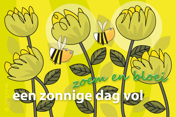 Kaart: Een zonnige dag