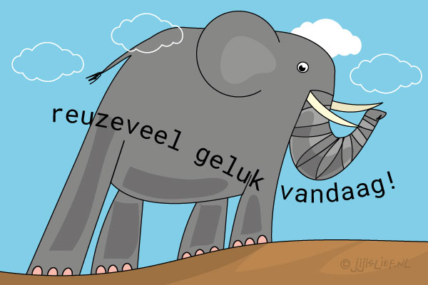 Kaart: Reuzeveel geluk
