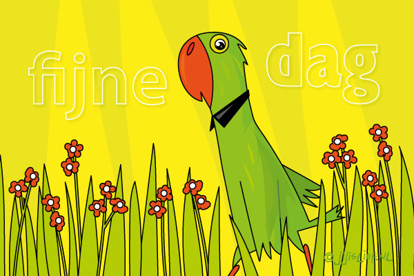 Kaart: Fijne dag